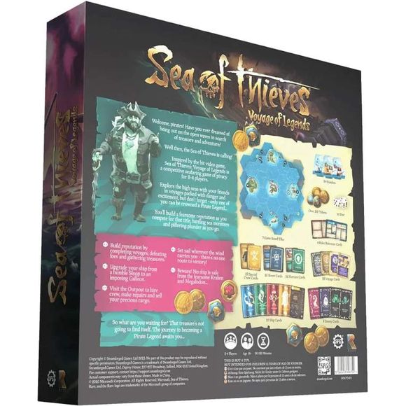 Steamforged Games: Sea of Thieves: Voyage of Legends - Board Game | Galactic Toys & Collectibles