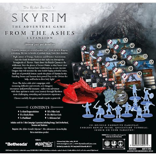 Bethesda The Elder Scrolls V Skyrim The Adventure Game - From the Ashes Expansion | Galactic Toys & Collectibles