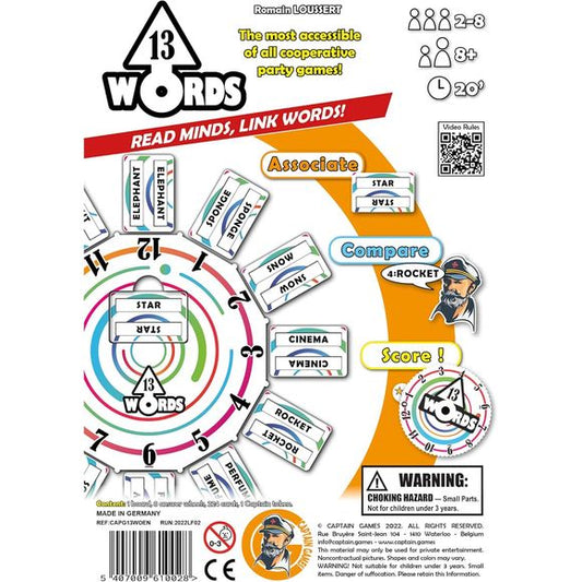 Captain Games 13 Words Party Game