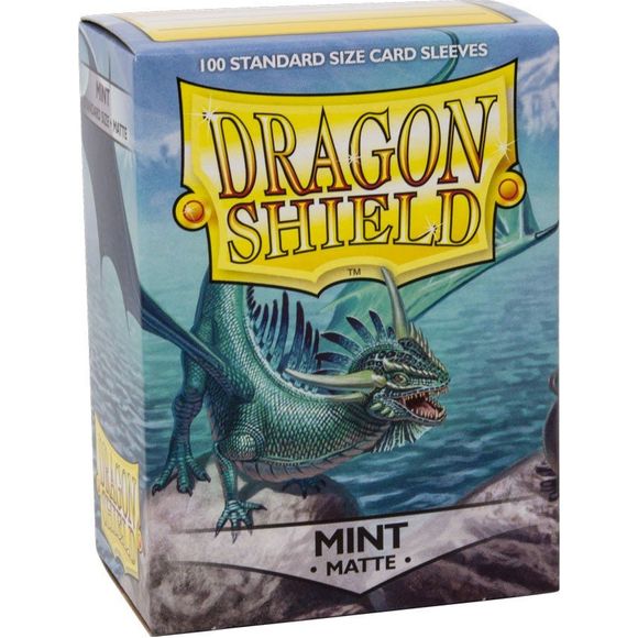 Dragon Shield Matte Mint Green 100 Protective Sleeves | Galactic Toys & Collectibles