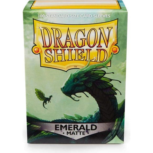 Dragon Shield Matte Emerald - 100 Deck Sleeves | Galactic Toys & Collectibles
