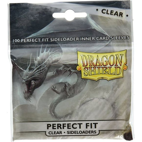 Dragon Shield Perfect Fit Sleeves Sideloader Clear (100) | Galactic Toys & Collectibles