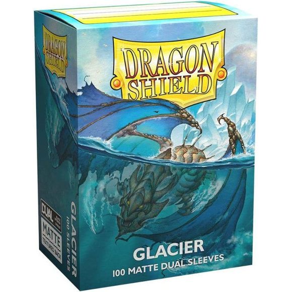 Dragon Shield Dual Matte Glacier (100) | Galactic Toys & Collectibles