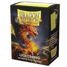 Dragon Shield Dual Matte Lightning (100ct) Protective Sleeves | Galactic Toys & Collectibles
