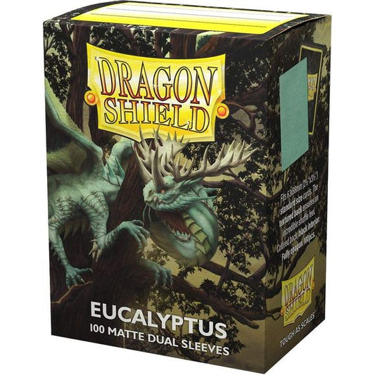 Dragon Shield Dual Matte Eucalyptus (100ct) Protective Sleeves | Galactic Toys & Collectibles