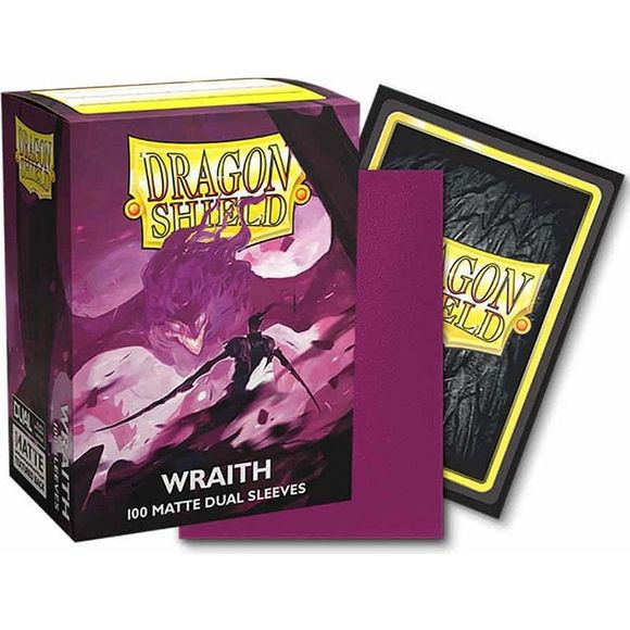 Dragon Shield: Matte Dual Sleeves - Wraith (100ct) | Galactic Toys & Collectibles