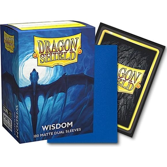 Dragon Shield Matte Dual Wisdom 100 Protective Sleeves | Galactic Toys & Collectibles