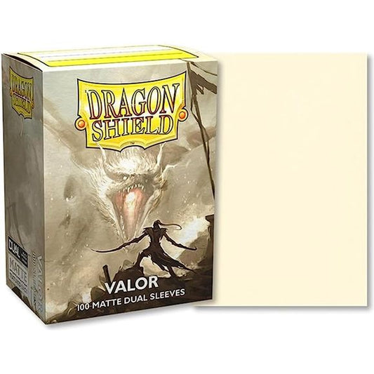 Dragon Shield Matte Dual Valor 100 Protective Sleeves | Galactic Toys & Collectibles