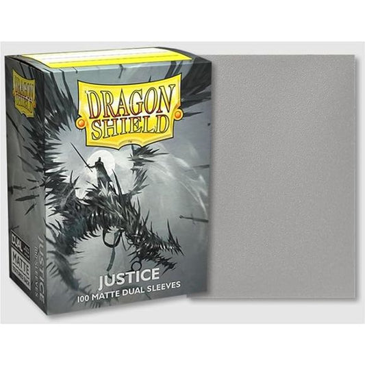 Dragon Shield Dual Matte Justice (100ct) Protective Sleeves | Galactic Toys & Collectibles