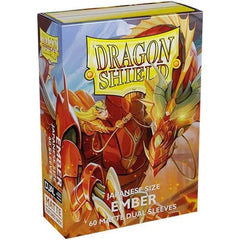 Dragon Shield: Matte Dual Mini Sleeves - Ember (60ct) | Galactic Toys & Collectibles