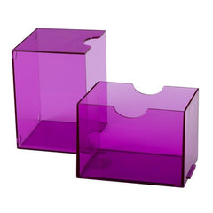 Dragon Shield: Strongbox Card Deck Box - Clear Purple 100CT