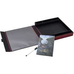 Dragon Shield: RPG – Player Companion Accessory Box & Dice Tray: Blood Red | Galactic Toys & Collectibles