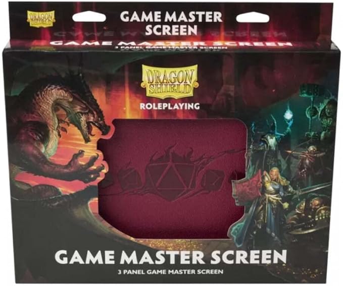 Dragon Shield RPG: Game Master Screen – Blood Red | Galactic Toys & Collectibles