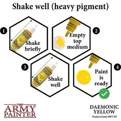 Army Painter: Warpaints 'Daemonic Yellow' 18ml