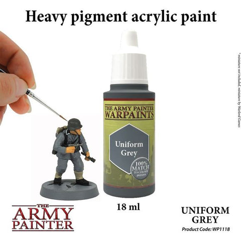 Army Painter UNIFORM GREY WARPAINT 18ml | Galactic Toys & Collectibles