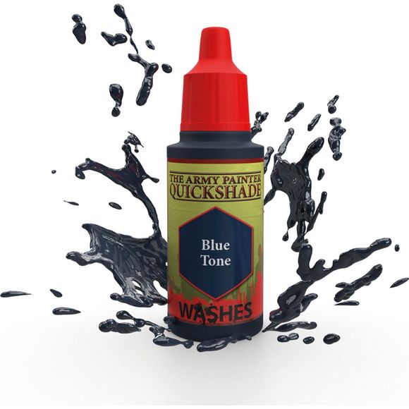 The Quickshade Blue Tone Wash is loaded with heavy blue pigment in the popular Warpaints ink resin base. Use on top of white for an instant blue toned and shaded miniature or on top of blue colours for extra depth and shading. Try experimenting with Warpaints: Barbarian Flesh and Necrotic Flesh for that cold from the grave look - very striking!