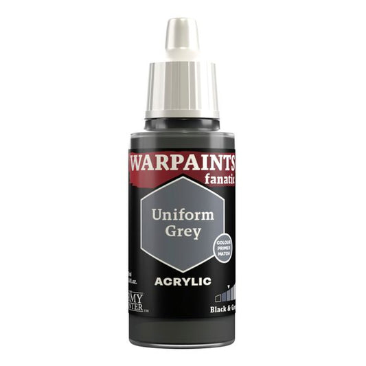 Warpaints Fanatic paints are an easy to use, high-quality acrylic paint with unsurpassed coverage and intense pigmentation. It is set in a premium resin base with proprietary stabilizers, making it possible to thin it down to extreme levels while retaining pigment dispersion.
Each paint is part of a Flexible Colour Triad System: a segment, or family, of paint colours that are made using the same root colour. Inside each Flexible Colour Triad are six colours that range from dark to light with a consistent hu