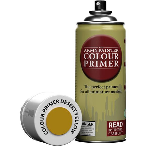 Army Painter Color Primer Desert Yellow Spray Can | Galactic Toys & Collectibles