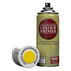 Army Painter Colour Primer: Daemonic Yellow 400ml | Galactic Toys & Collectibles
