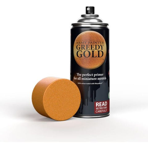 Army Painter Colour Primer: Greedy Gold 400ml | Galactic Toys & Collectibles