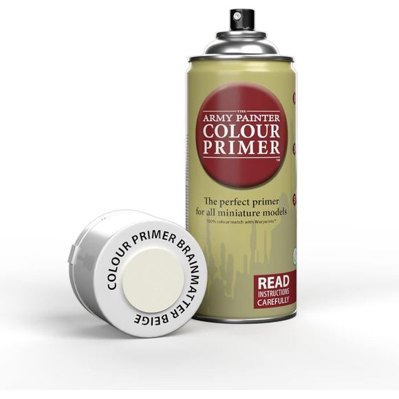 Army Painter Colour Primer: Brainmatter Beige 400ml | Galactic Toys & Collectibles