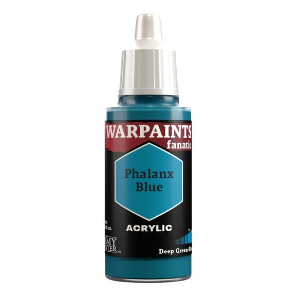 Warpaints Fanatic paints are an easy to use, high-quality acrylic paint with unsurpassed coverage and intense pigmentation. It is set in a premium resin base with proprietary stabilizers, making it possible to thin it down to extreme levels while retaining pigment dispersion.
Each paint is part of a Flexible Colour Triad System: a segment, or family, of paint colours that are made using the same root colour. Inside each Flexible Colour Triad are six colours that range from dark to light with a consistent hu