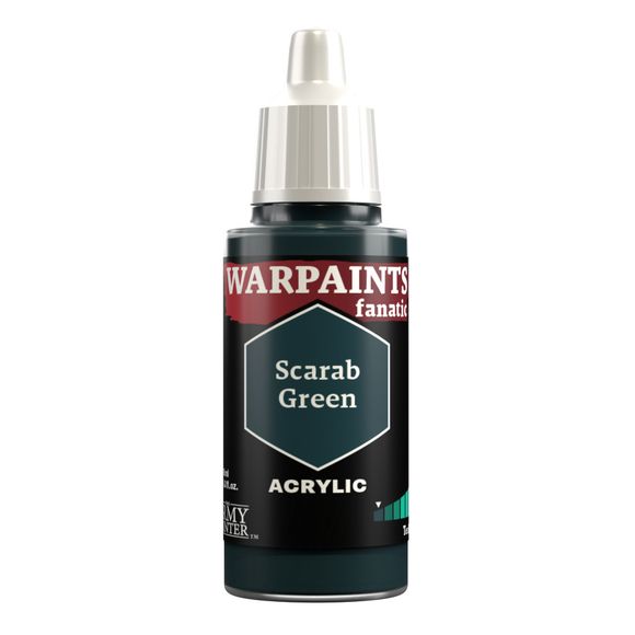 Warpaints Fanatic paints are an easy to use, high-quality acrylic paint with unsurpassed coverage and intense pigmentation. It is set in a premium resin base with proprietary stabilizers, making it possible to thin it down to extreme levels while retaining pigment dispersion.
Each paint is part of a Flexible Colour Triad System: a segment, or family, of paint colours that are made using the same root colour. Inside each Flexible Colour Triad are six colours that range from dark to light with a consistent hu