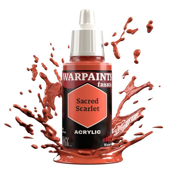 Warpaints Fanatic paints are an easy to use, high-quality acrylic paint with unsurpassed coverage and intense pigmentation. It is set in a premium resin base with proprietary stabilizers, making it possible to thin it down to extreme levels while retaining pigment dispersion.
Each paint is part of a Flexible Colour Triad System: a segment, or family, of paint colours that are made using the same root colour. Inside each Flexible Colour Triad are six colours that range from dark to light with a consistent hu