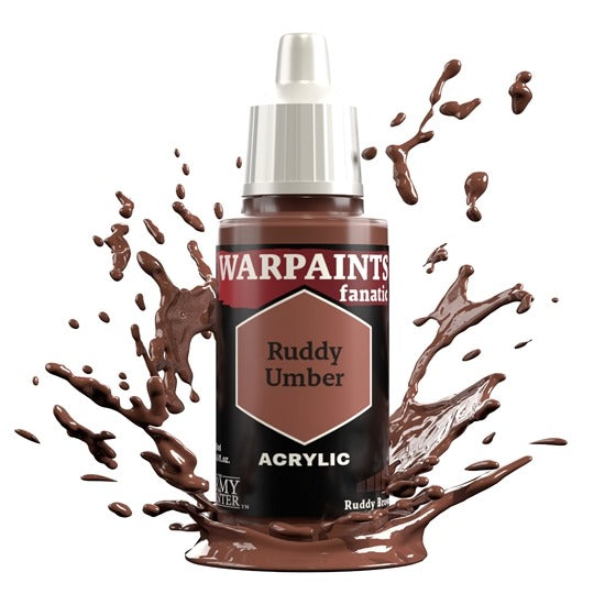 Warpaints Fanatic paints are an easy to use, high-quality acrylic paint with unsurpassed coverage and intense pigmentation. It is set in a premium resin base with proprietary stabilizers, making it possible to thin it down to extreme levels while retaining pigment dispersion.
Each paint is part of a Flexible Colour Triad System: a segment, or family, of paint colours that are made using the same root colour. Inside each Flexible Colour Triad are six colours that range from dark to light with a consistent hu