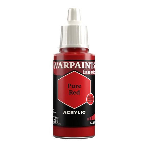 Warpaints Fanatic paints are an easy to use, high-quality acrylic paint with unsurpassed coverage and intense pigmentation. It is set in a premium resin base with proprietary stabilizers, making it possible to thin it down to extreme levels while retaining pigment dispersion.
Each paint is part of a Flexible Colour Triad System: a segment, or family, of paint colours that are made using the same root colour. Inside each Flexible Colour Triad are six colours that range from dark to light with a consistent hu