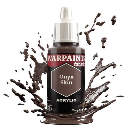 Warpaints Fanatic paints are an easy to use, high-quality acrylic paint with unsurpassed coverage and intense pigmentation. It is set in a premium resin base with proprietary stabilizers, making it possible to thin it down to extreme levels while retaining pigment dispersion.
Each paint is part of a Flexible Colour Triad System: a segment, or family, of paint colours that are made using the same root colour. Inside each Flexible Colour Triad are six colours that range from dark to light with a consistent hu