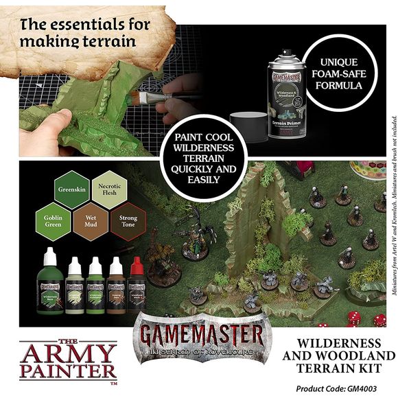 Army Painter Gamemaster: Wilderness & Woodland Terrain Kit Starter Set | Galactic Toys & Collectibles