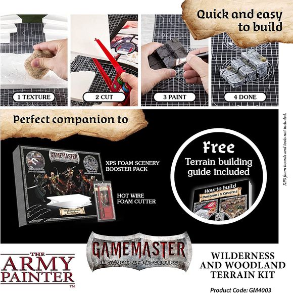 Army Painter Gamemaster: Wilderness & Woodland Terrain Kit Starter Set | Galactic Toys & Collectibles