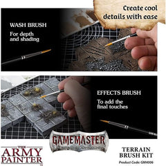 Army Painter Gamemaster: Terrain Brush Kit (Four Brushes)