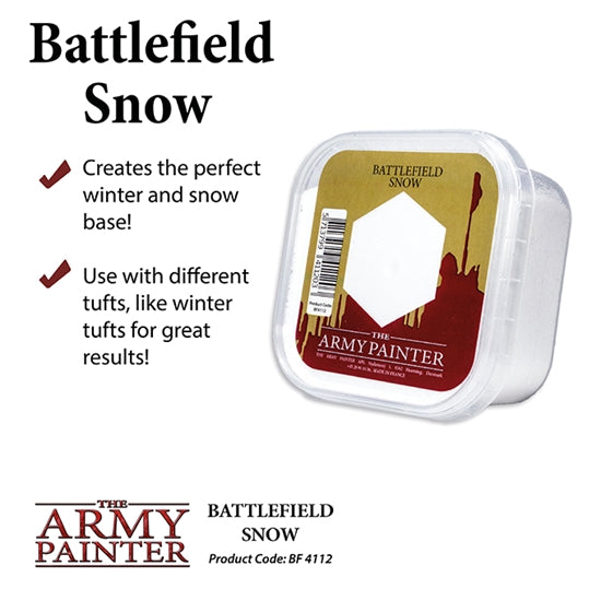 Army Painter BATTLEFIELD SNOW | Galactic Toys & Collectibles