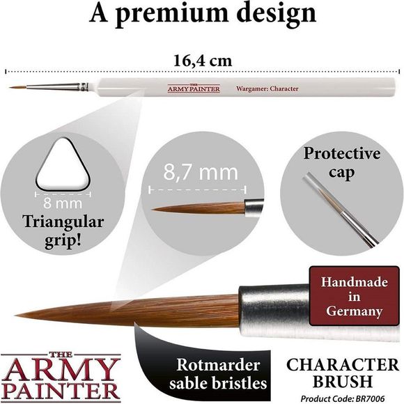 Army Painter Wargamer: Character Small Paint Brush | Galactic Toys & Collectibles