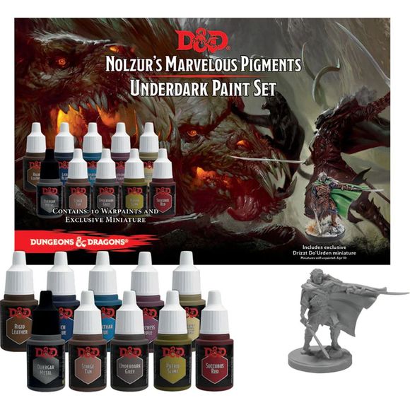 Dungeons and Dragons Nolzur`s Marvelous Pigments: Underdark Paint Expansion Set | Galactic Toys & Collectibles