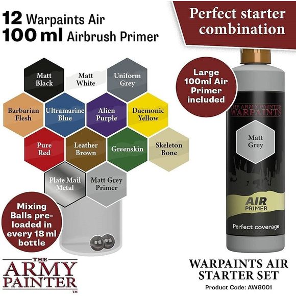 Army Painter: Warpaints Airbrush Starter Set | Galactic Toys & Collectibles
