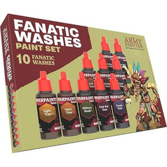 Are you ready to take your models and miniature figures to the next level? To wow your opponents with impressive details and realistic shading? Then look no further! With the Warpaints Fanatic Wash Set you get 10 of The Army Painter’s unique Washes that create perfect shading effect and colour toning to your models and miniature figures every time.