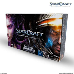 Relive one of StarCraft's most iconic conflicts, this time on your tabletop! This two player starter set lets one side take control of the endless Zerg swarm with Kerrigan - the Queen of Blades at the helm, while the other side plays as the adaptive Terrans, with rebel leader Jim Raynor in control. Build your army and fight for control over key objectives, as every action leaves lasting consequences for the future of the Koprulu sector!

Contains:

1x Cloth Playmat (60"x36")

Terran Miniatures

     - 12x M