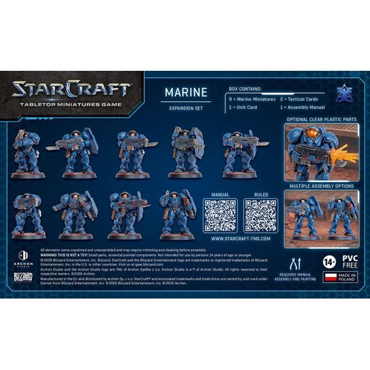 StarCraft Miniatures Game TMG Terran Marine