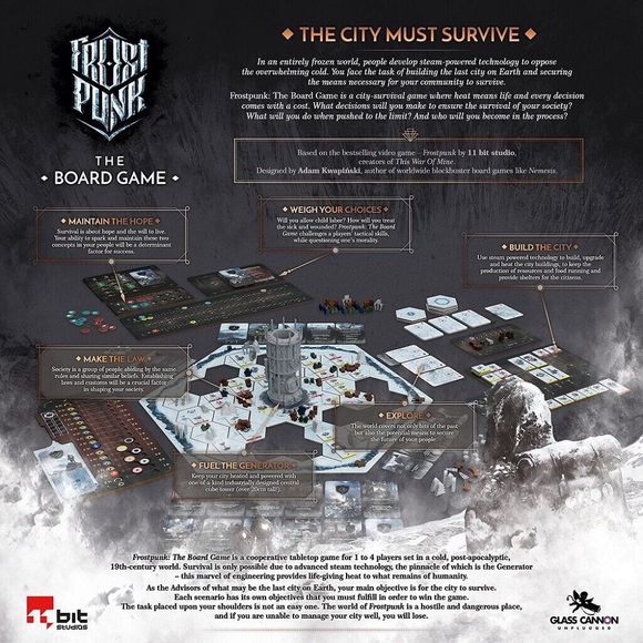 11 Bit Studios: Frostpunk: The Board Game | Galactic Toys & Collectibles