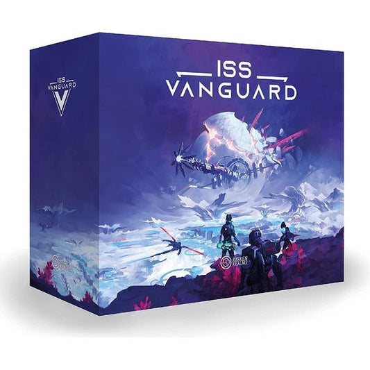ISS Vanguard is a 1 to 4 player co-operative Board Game that can be played as a long campaign or in one-off missions. It brings players into an epic Sci-Fi adventure as they helm the first ship able to traverse deep space. Controlling four sections of the ISS Vanguard: security, recon, science, and engineering, player will develop new technologies, recruit crew members, and launch landing parties on multiple unique planets. As they do, their adventure will change to reflect their choices and they unravel th