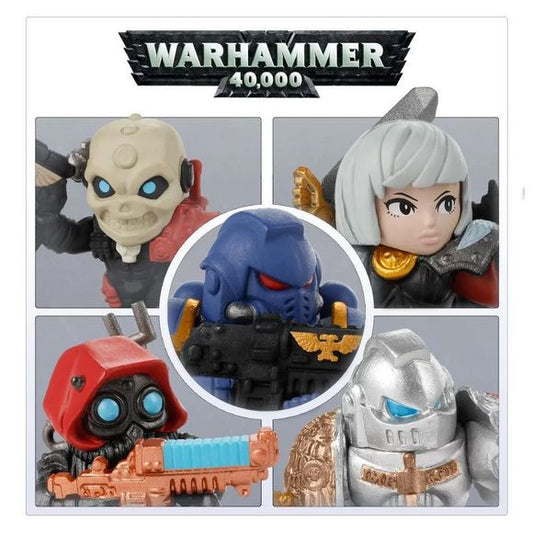 Bandai Warhammer 40,000 40k Chibi Series 1 Complete Full Set of 5 Figure