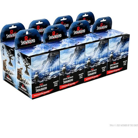 Dungeons & Dragons: Icons of the Realms: Set 19 Snowbound Booster Brick (8 Boosters) | Galactic Toys & Collectibles