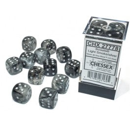 This Chessex Dice Block delivers twelve (12) high-quality 16 mm six-sided dice. Luminary Effect, Glows in the Dark!