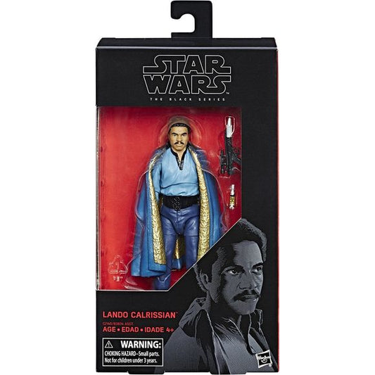 Kids and fans alike can imagine the biggest battles and missions in the Star Wars saga with figures from The Black Series! With exquisite features and decoration, this series embodies the quality and realism that Star Wars devotees love. Once a smooth-talking smuggler, Lando Calrissian changed from a get-rich-quick schemer to a selfless leader in the fight against the Empire. This 6-inch-scale Lando Calrissian figure is carefully detailed to look like the smuggler from Star Wars: The Empire Strikes Back. Th