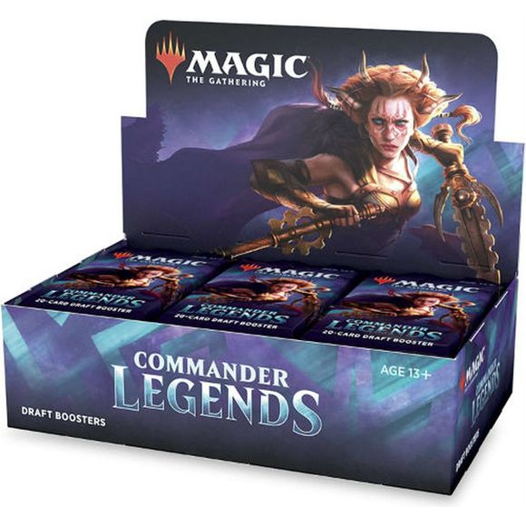 MTG Commander Legends Draft Booster Box (24 Packs) | Galactic Toys & Collectibles