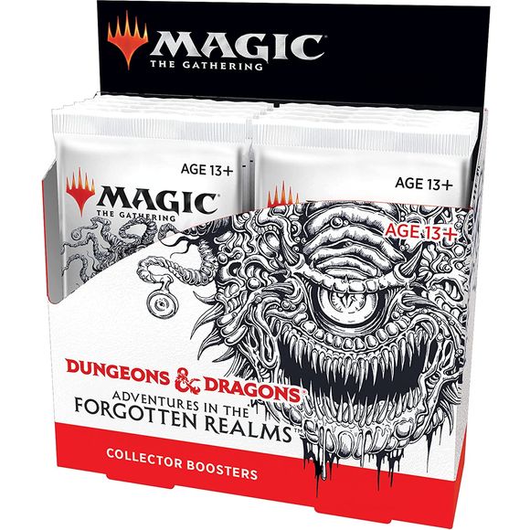 Magic: The Gathering Adventures in the Forgotten Realms Collector Booster Box | 12 Packs (180 Magic Cards) | Galactic Toys & Collectibles