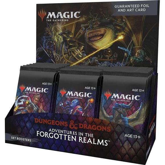 Magic: The Gathering Adventures in the Forgotten Realms Set Booster Box | 30 Packs (360 Magic Cards) | Galactic Toys & Collectibles